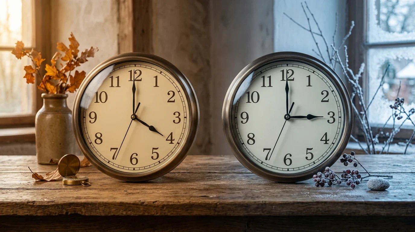 Heure d'été et heure d'hiver : pourquoi change-t-on l'heure - L'Horloge Murale