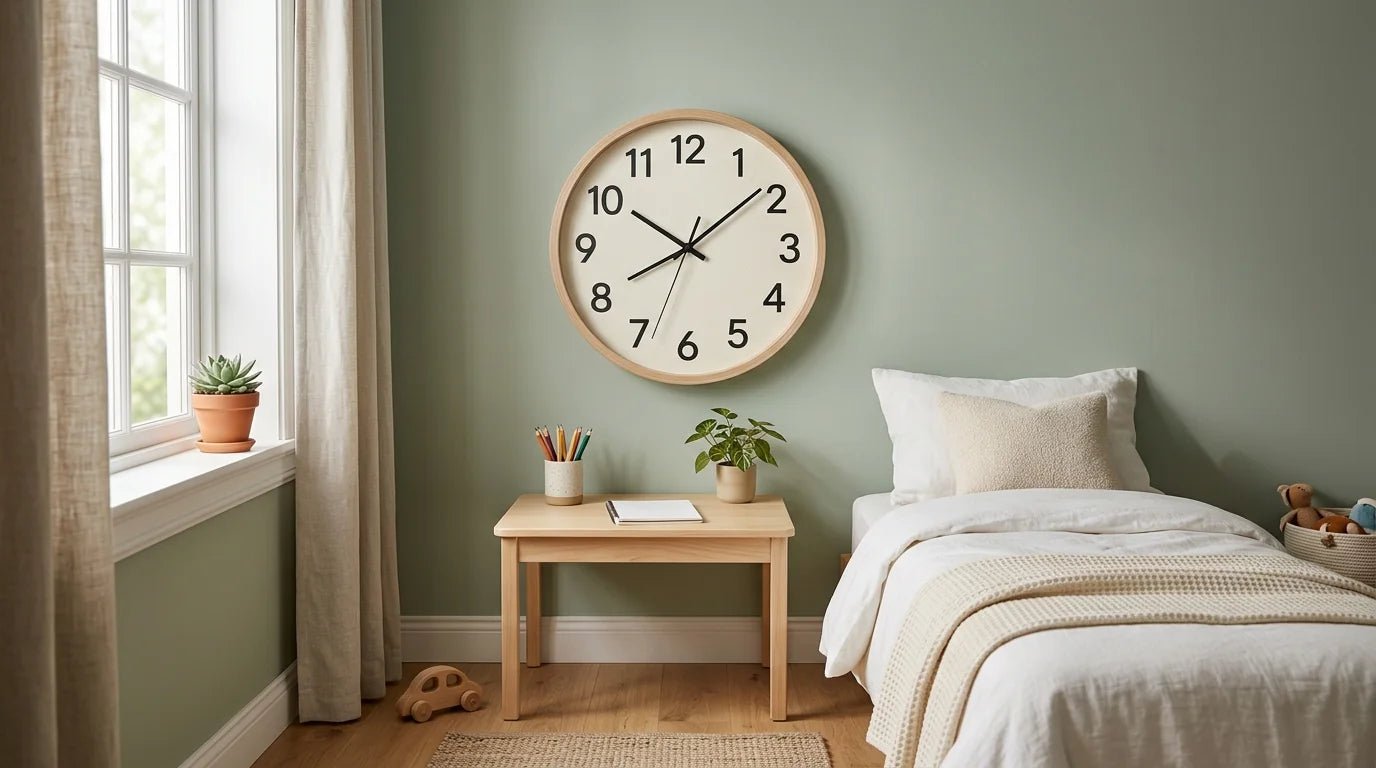 Horloge murale chambre d'enfant : 5 critères clés à connaître - L'Horloge Murale