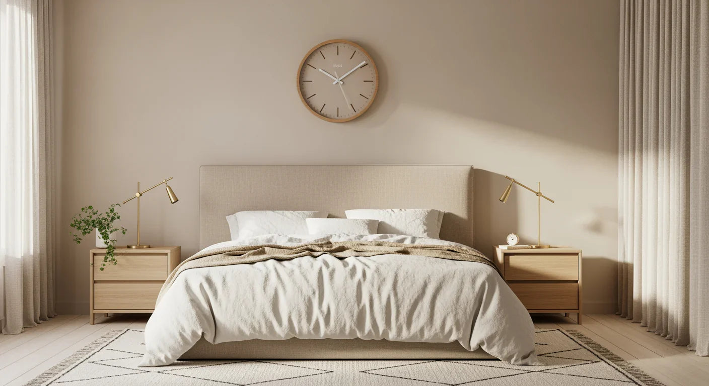 Horloge murale chambre : comment bien dormir avec (sans entendre tic-tac)