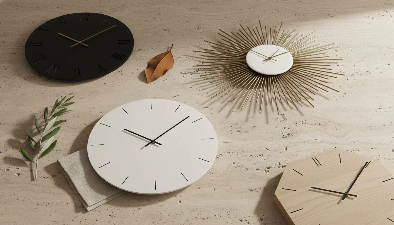 Horloge murale tendance 2026 : 8 modèles design qui dominent - L'Horloge Murale