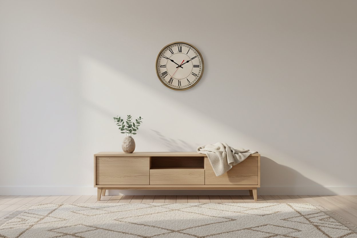 Horloge murale vintage dans une déco moderne : comment l'intégrer sans faire daté - L'Horloge Murale