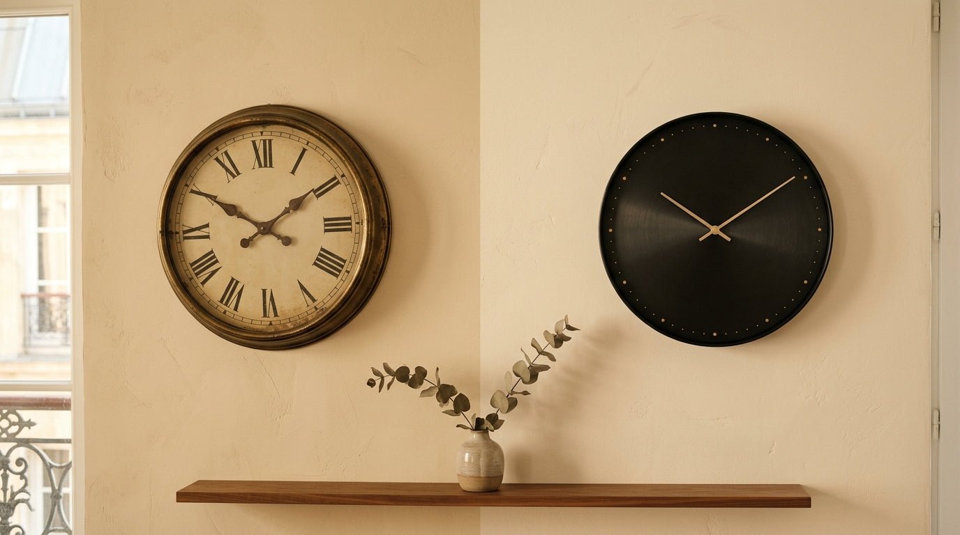 Quartz ou mécanique : quel mécanisme d'horloge murale choisir en 2026 - L'Horloge Murale