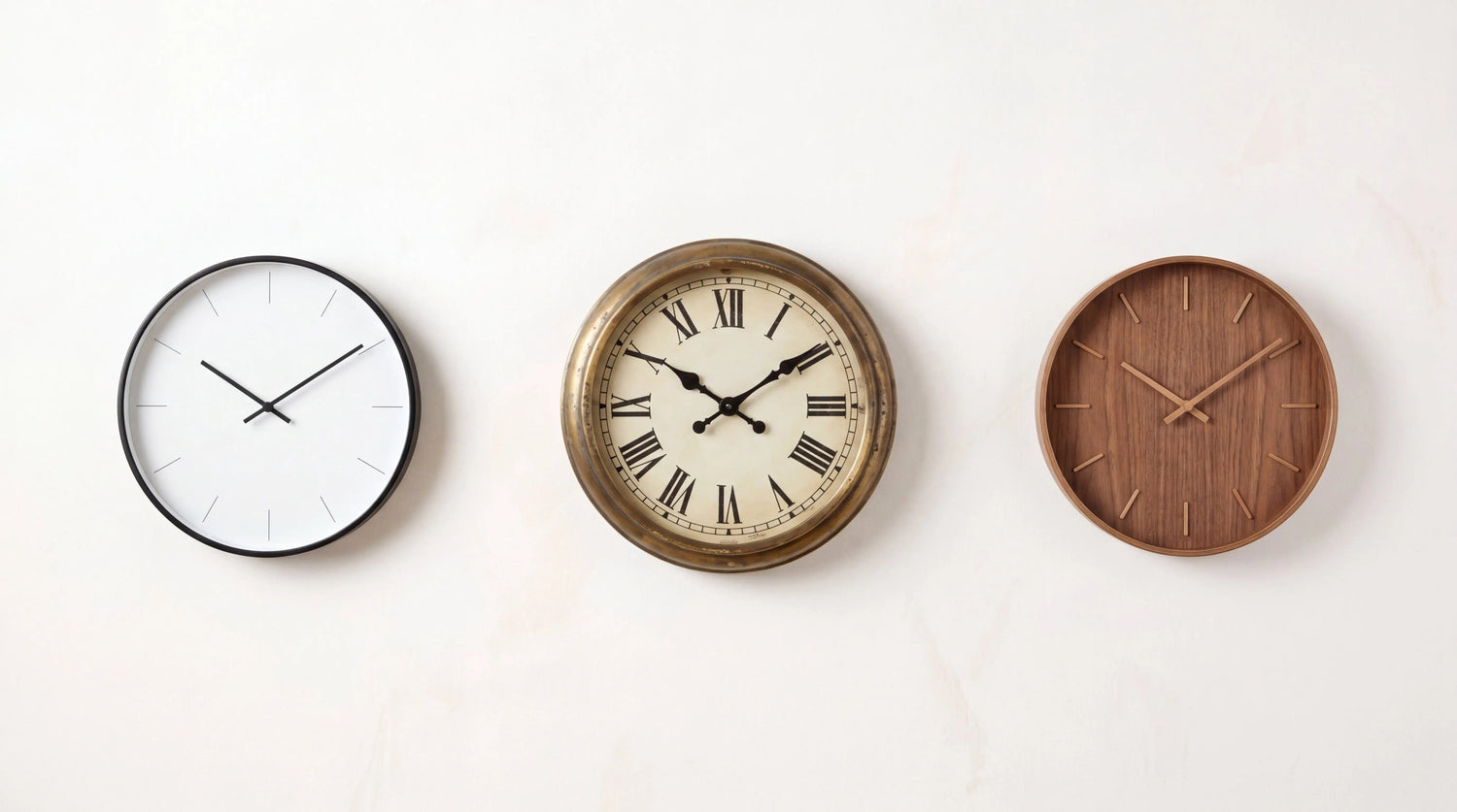 Tous les types d'horloges murales : le guide complet (design, vintage, grands formats et plus) - L'Horloge Murale