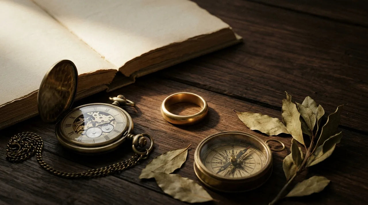 Symbolisme du cercle infini représentant le temps continu et cyclique de l'horloge