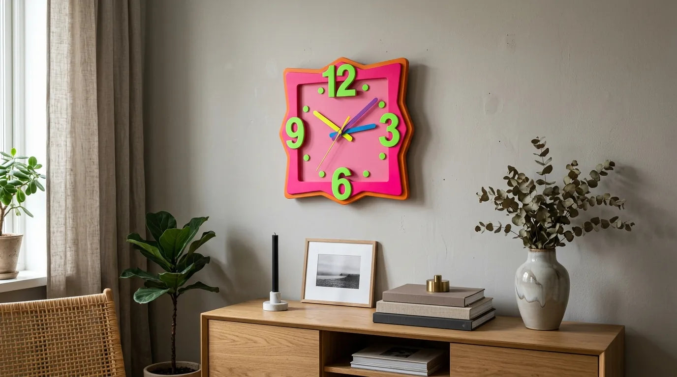 Erreur d'achat horloge trop tendance design criard regret 6 mois après petit budget