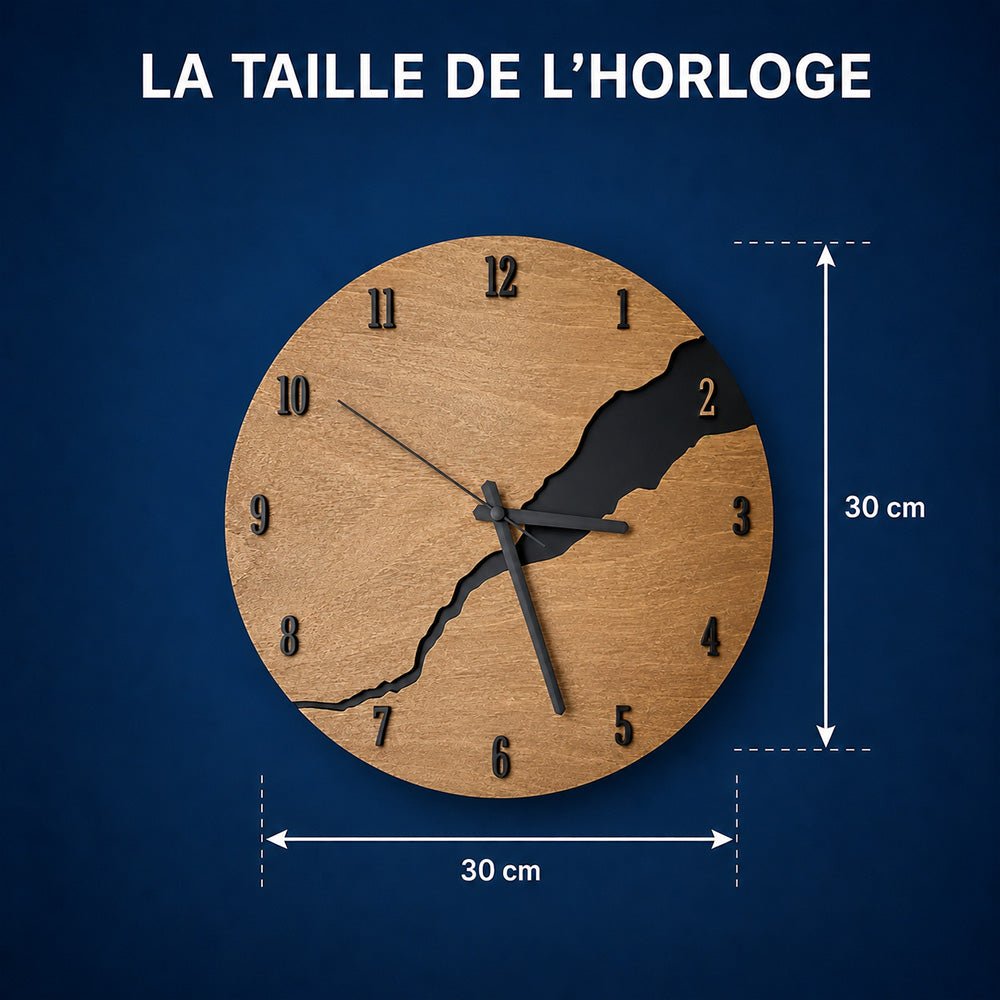 Horloge Murale Bois - Ardennes - L'Horloge Murale