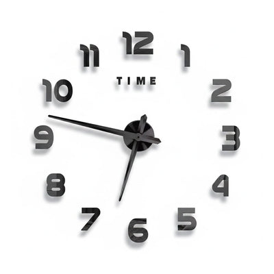 Horloge murale géante design Milano grand format ajustable
