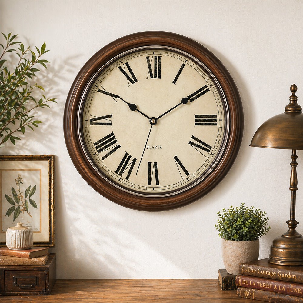 Horloge Murale Vintage - Augustus - L'Horloge Murale
