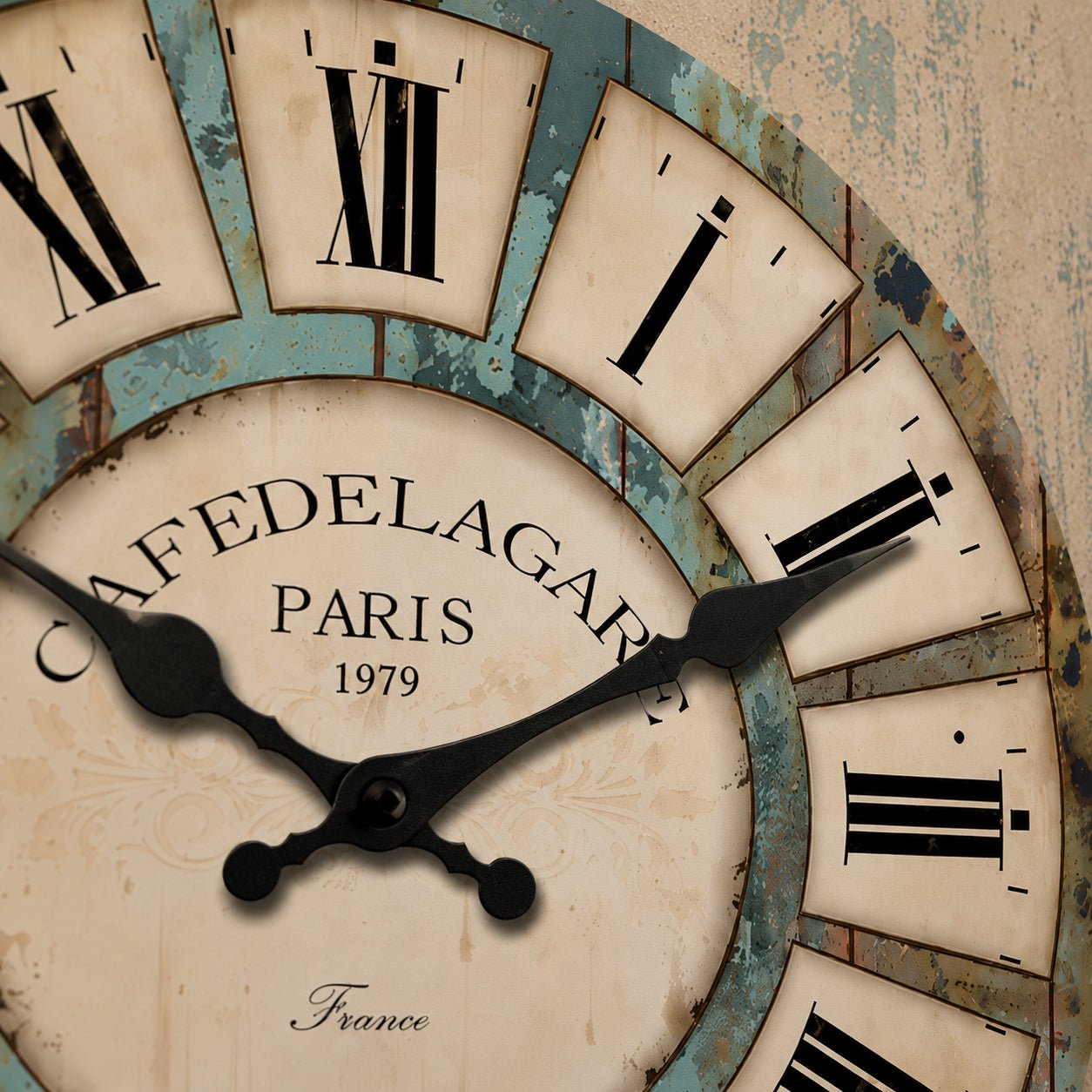 Horloge Murale Vintage Bois - Germain - L'Horloge Murale
