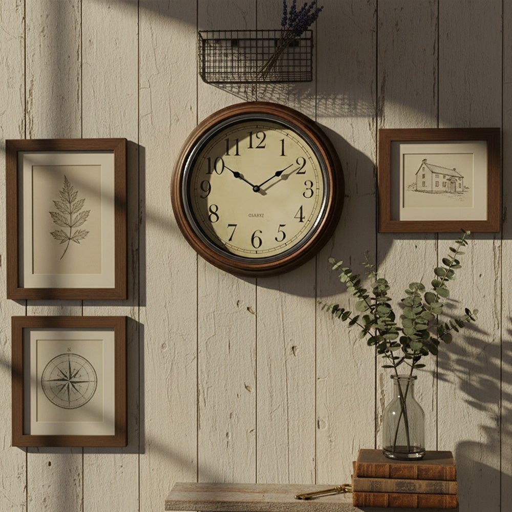 Horloge Murale Vintage - Edward - L'Horloge Murale