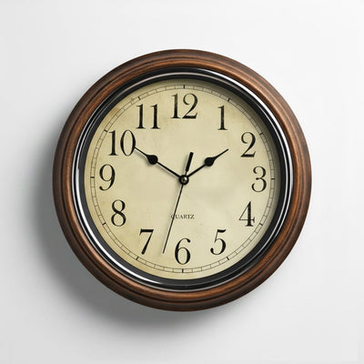 Horloge murale Edward quatre couleurs profondes bronze anthracite ébène bleu canard
