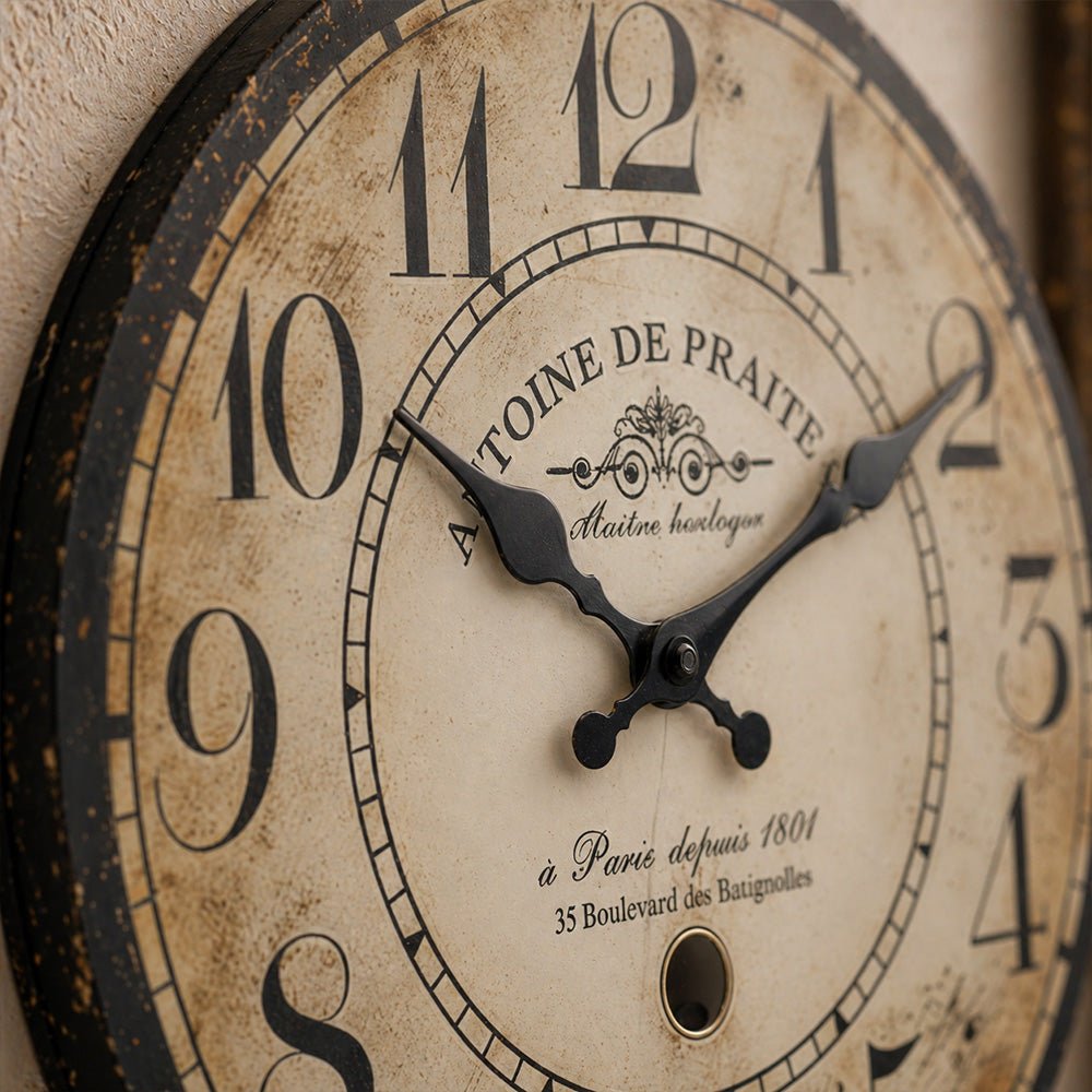 Horloge Murale Vintage - Montmartre - L'Horloge Murale