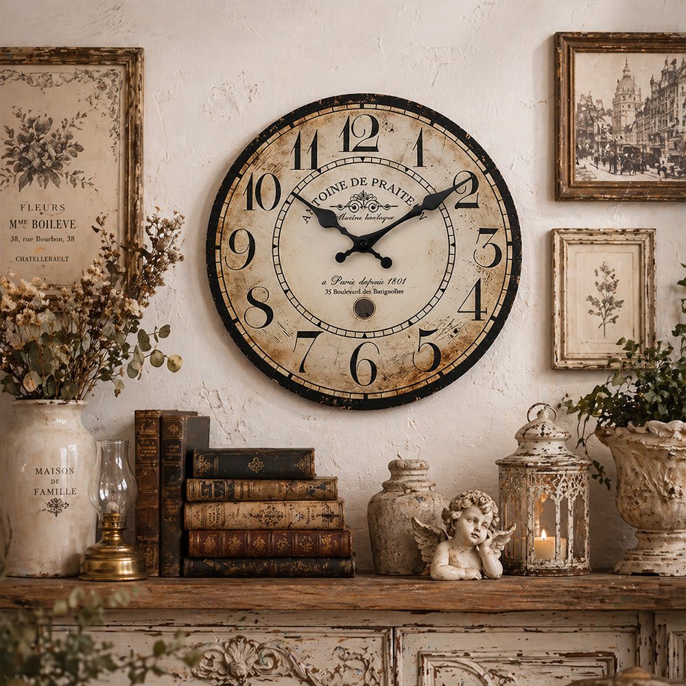 Horloge Murale Vintage - Montmartre - L'Horloge Murale