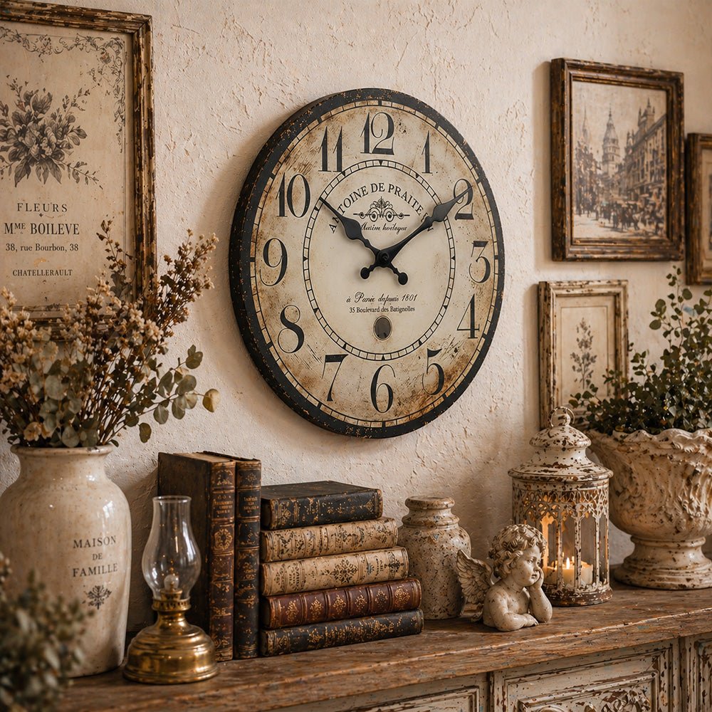 Horloge Murale Vintage - Montmartre - L'Horloge Murale