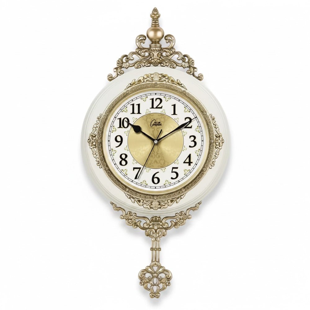Horloge vintage Valmont caractère ferronnerie pour grand mur
