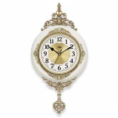 Horloge murale Valmont Champagne doré raffinement vintage