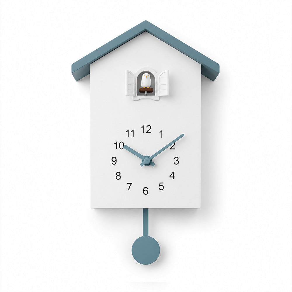 Horloge coucou moderne Tyrol forme maison balancier
