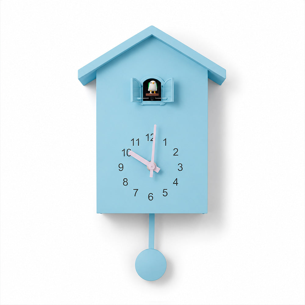 Horloge coucou moderne Tyrol forme maison balancier